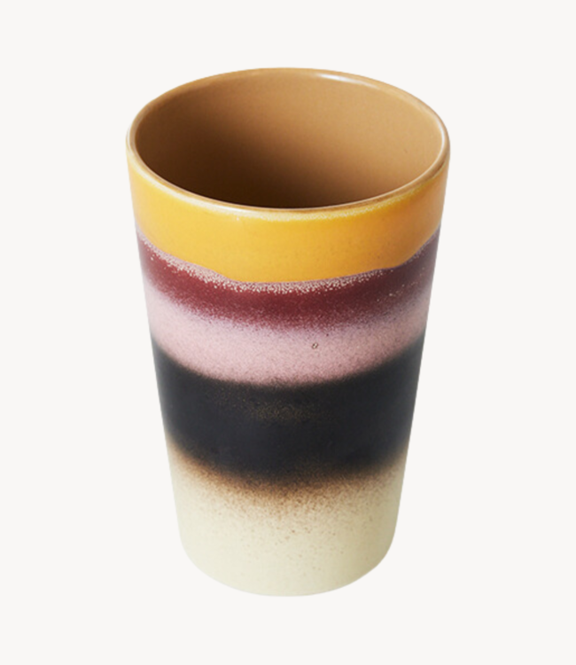 HKLIVING Mok 70s ceramics: tea mug sunset