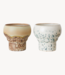 HKLIVING Mok 70s ceramics: lungo mugs coral (set of 2)