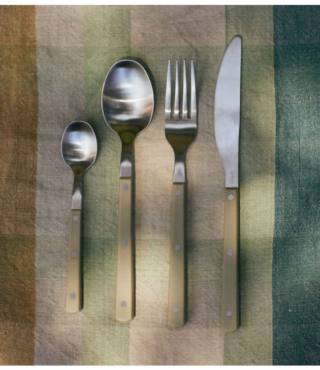 HKLIVING Lepel 70s cutlery spoon olive