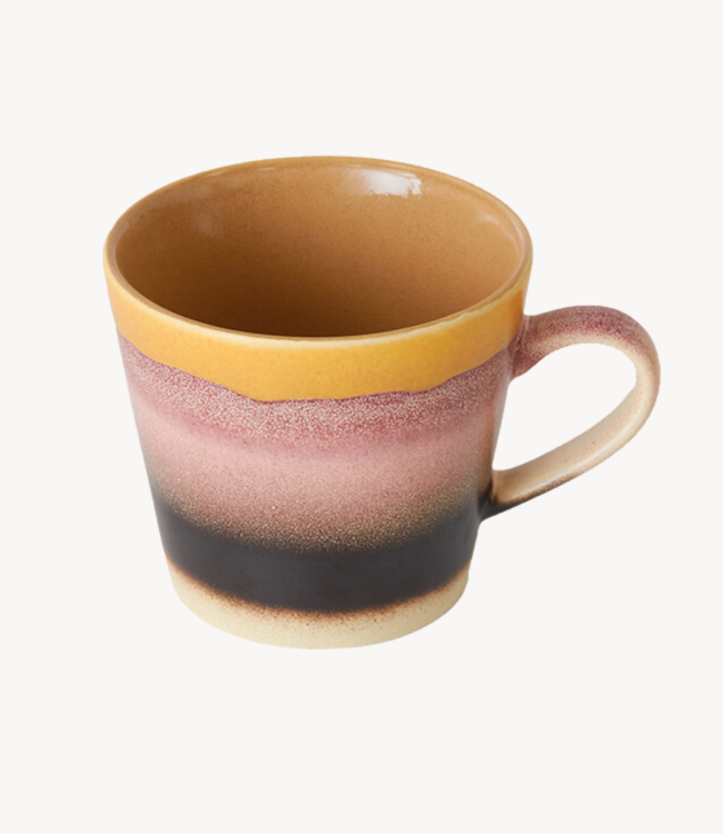 HKLIVING Mok 70s ceramics: cappuccino mug sunset