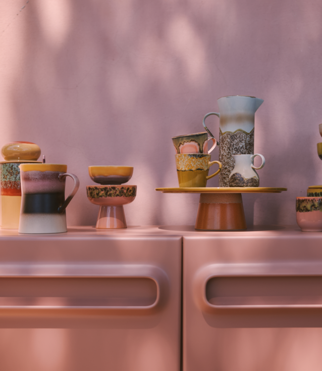 HKLIVING Mok 70s ceramics: americano mug blossom