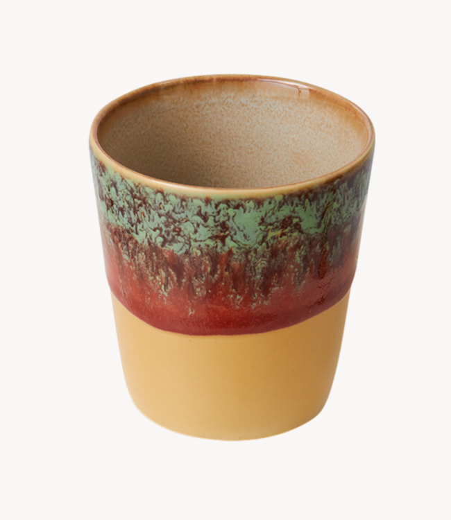 HKLIVING Mok 70s ceramics: coffee mug cove