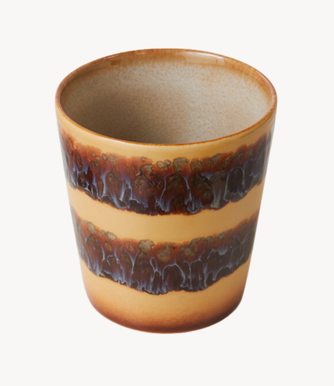 HKLIVING Mok 70s ceramics: coffee mug cliffs