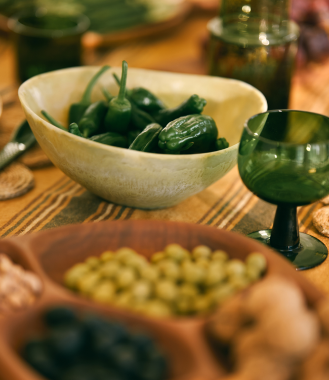 HKLIVING Kom Patio bowl mustard