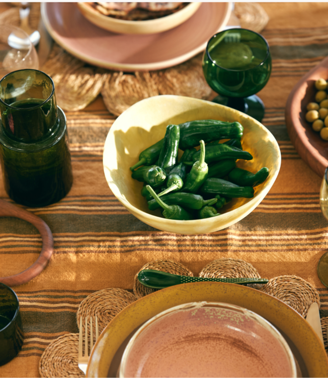 HKLIVING Kom Patio bowl mustard