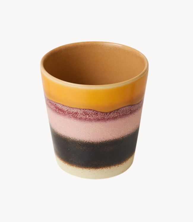 HKLIVING Mok 70s ceramics: coffee mug sunset