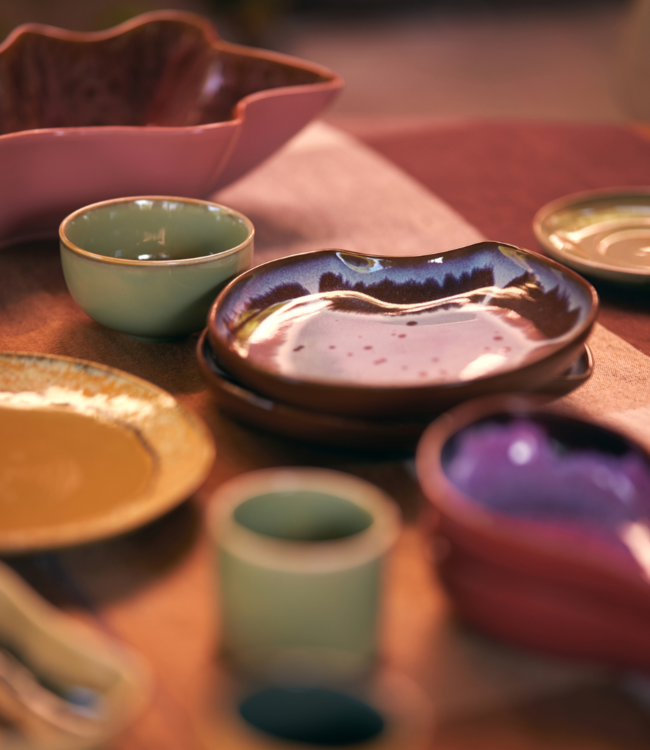 HKLIVING Schaal Shell plate sienna