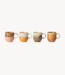 HKLIVING Mok 70s ceramics: café mugs cape (set of 4)