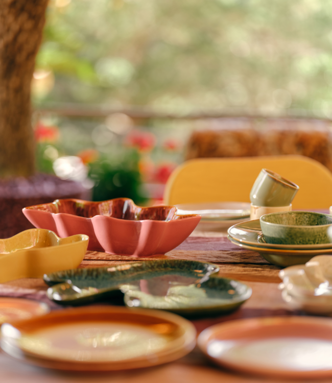 HKLIVING Schaal Shell serving bowl coral