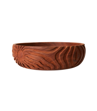 HKLIVING Kom Hand carved bowl L