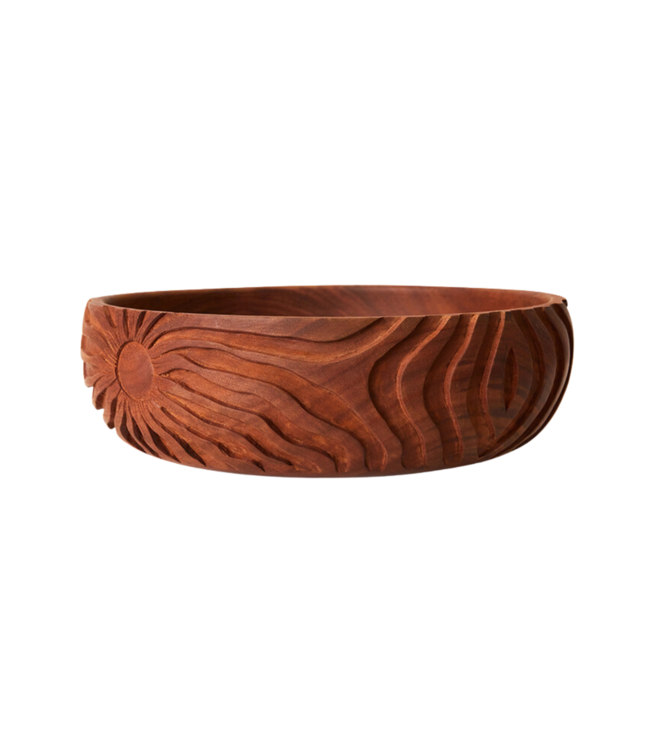 HKLIVING Kom Hand carved bowl L