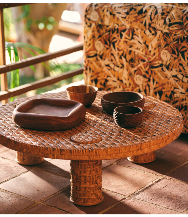 HKLIVING Kom Hand carved bowl L