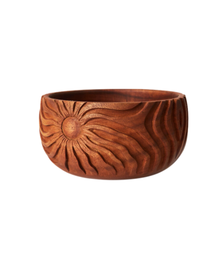 HKLIVING Kom Hand carved bowl M