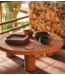 HKLIVING Kom Hand carved bowl M