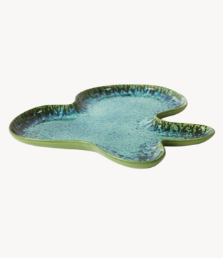 HKLIVING Schaal Shell plate teal