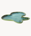 HKLIVING Schaal Shell plate teal