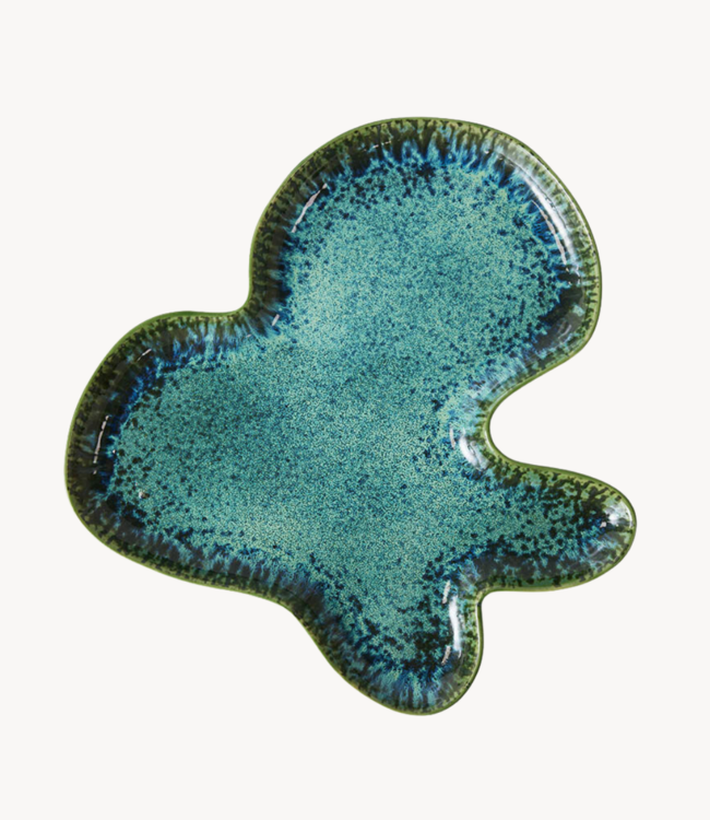 HKLIVING Schaal Shell plate teal
