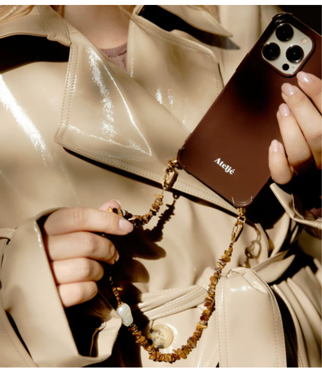 Ateljé Telefoonhoesje Dark Brown Recycled