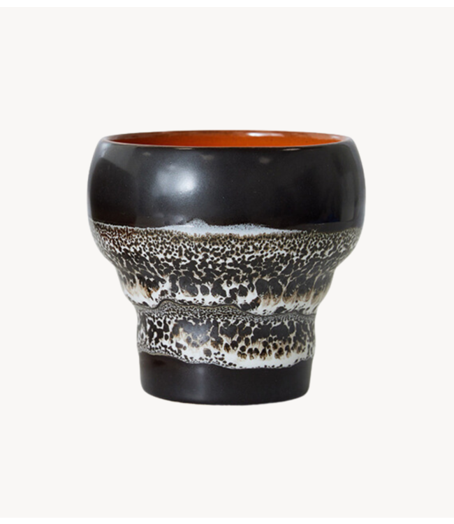 HKLIVING Mok 70s ceramics: lungo mug rock on