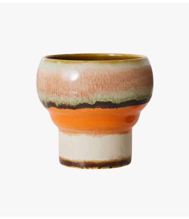 HKLIVING Mok 70s ceramics: lungo mug burst