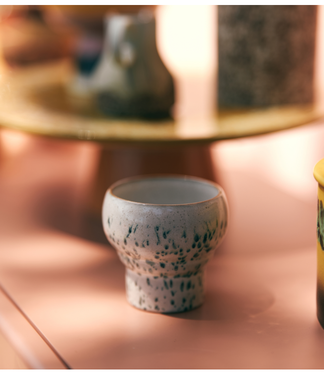 HKLIVING Mok 70s ceramics: lungo mug hail