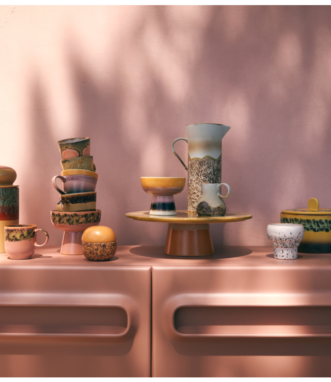 HKLIVING Mok 70s ceramics: lungo mug hail