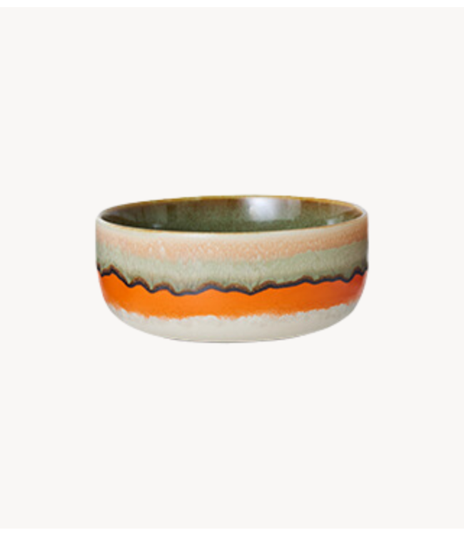 HKLIVING Kom 70s ceramics: dessert bowl burst