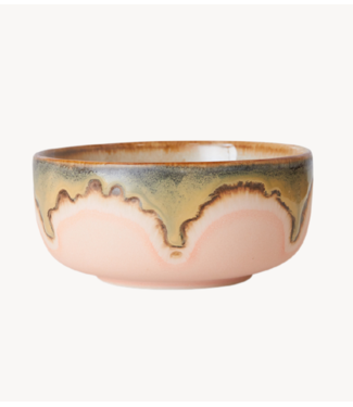 HKLIVING Kom 70s ceramics: dessert bowl  blossom
