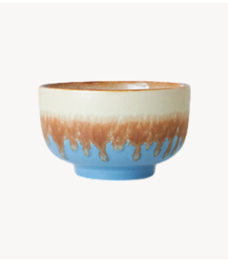 HKLIVING Kom 70s ceramics: noodle bowl azure