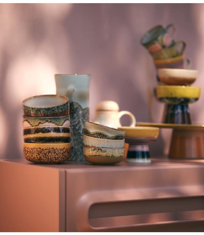 HKLIVING Kom 70s ceramics: tapas bowl sunbeam