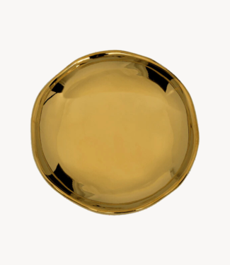 Urban Nature Culture Bord Good Morning plate small gold, Ø9 cm