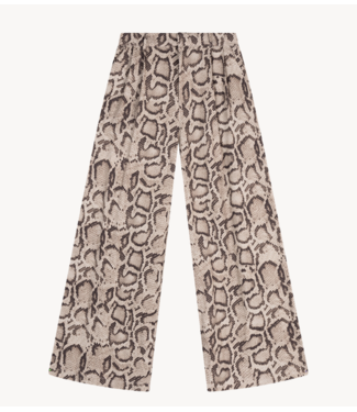 Alix The Label Broek ladies woven snake twill pants Camel