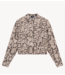 Alix The Label Blouse ladies woven snake twill blouse Camel