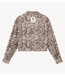 Alix The Label Blouse ladies woven snake twill blouse Camel