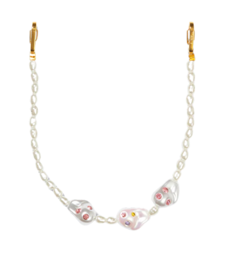 Ateljé Telefoonkoord short Stardust pearl