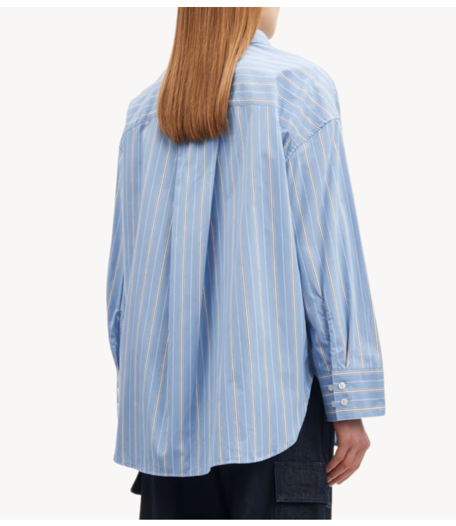 Samsøe Samsøe Blouse Marika Shirt Blue heaven st.