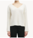 Samsøe Samsøe Trui Sanor v-neck clear cream