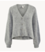 Y.A.S Trui YASVIGGA LS KNIT CARDIGAN Medium Grey Melange