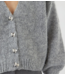Y.A.S Trui YASVIGGA LS KNIT CARDIGAN Medium Grey Melange