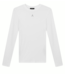Alix The Label Top ladies knitted modal longsleeve top soft white