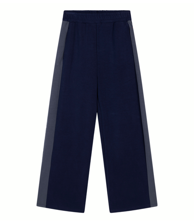Alix The Label Broek ladies knitted flowy side tape pants