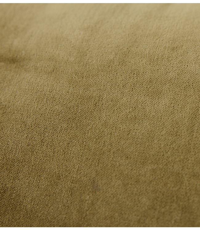 HKLIVING Kussen Velvet cushion army green  (60x40cm)
