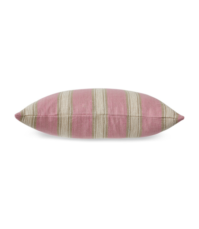 HKLIVING Kussen Woven striped cushion blush  (60x40cm)
