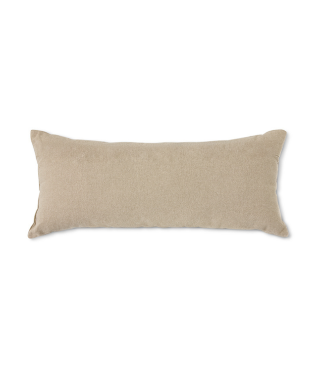 HKLIVING Kussen Natural patched cushion  (70x30cm)