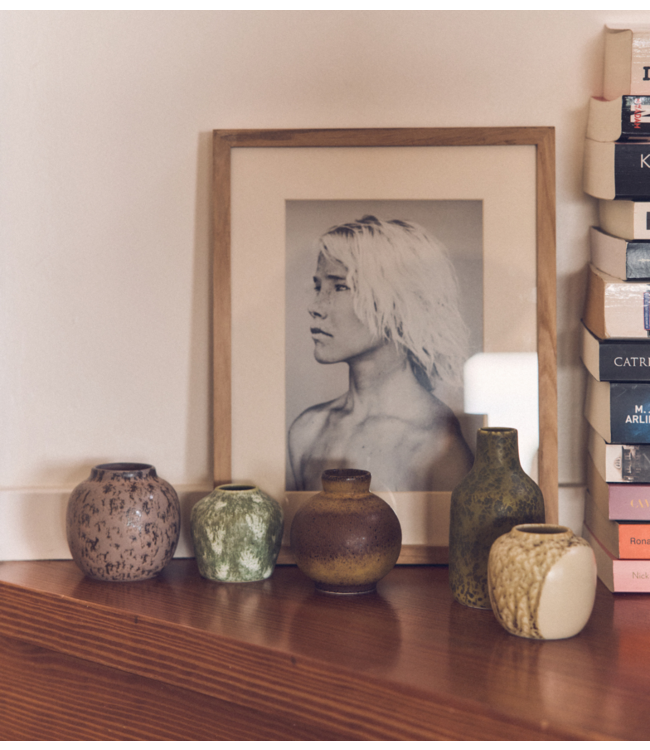 HKLIVING Vazen 70s ceramics: small vases, pursuit (set of 5)