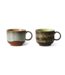 HKLIVING Mok 70s ceramics: tea cups, odyssey  (set of 2)
