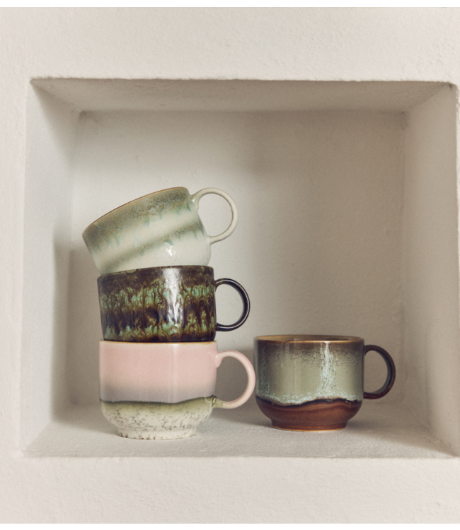 HKLIVING Mok 70s ceramics: tea cup, echo