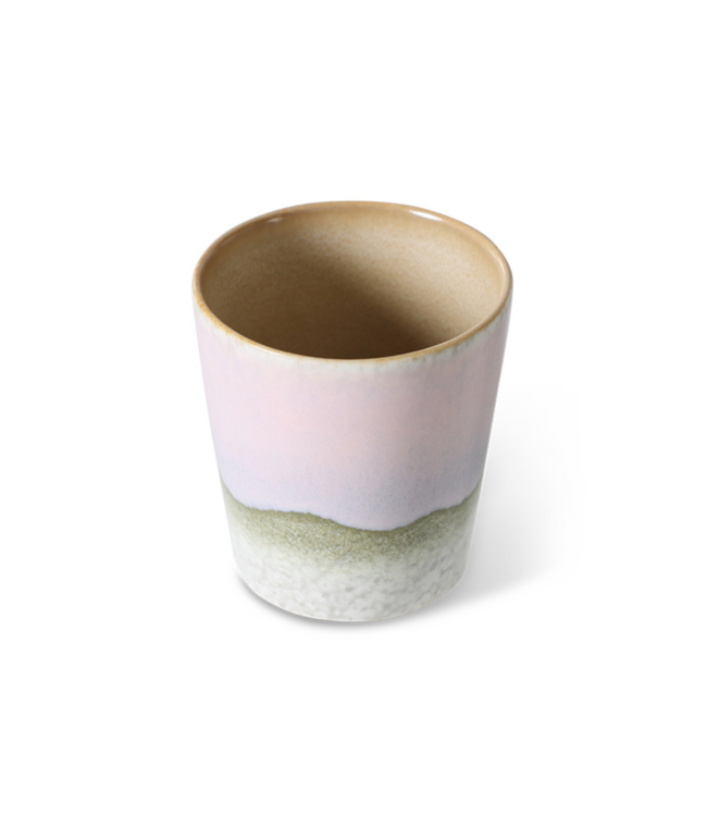 HKLIVING Mok 70s ceramics: coffee mug,  bramble