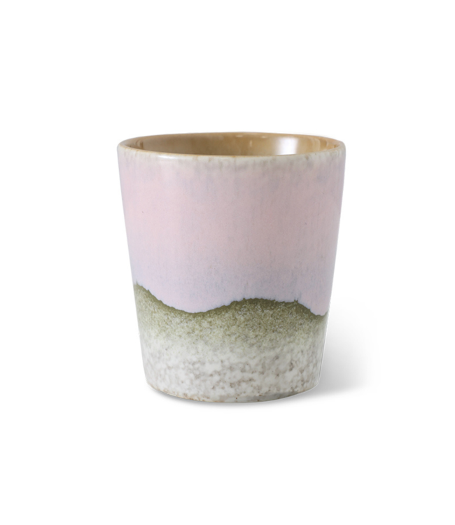 HKLIVING Mok 70s ceramics: coffee mug,  bramble