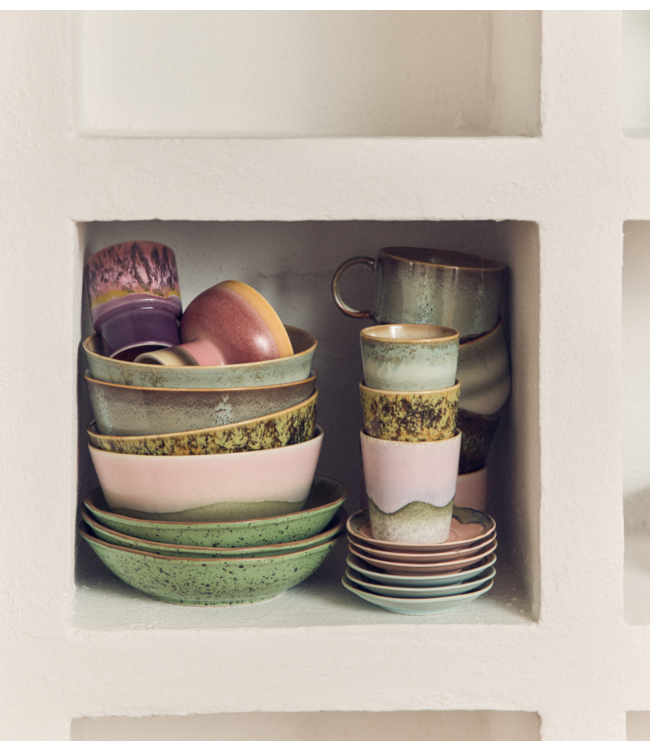 HKLIVING Mok 70s ceramics: coffee mug, petal